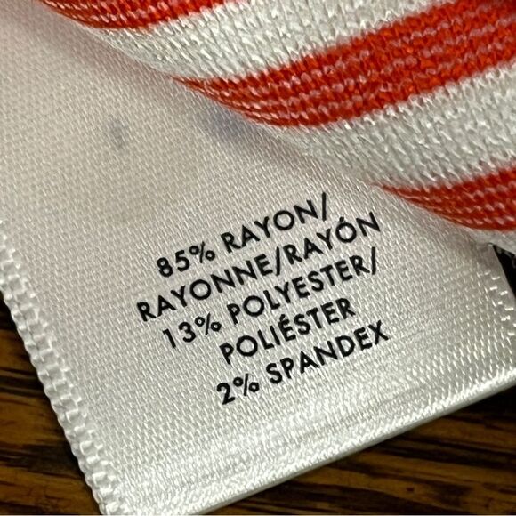 Ann Taylor Striped Red and White short sleeve mini casual Dress - Picture 11 of 13